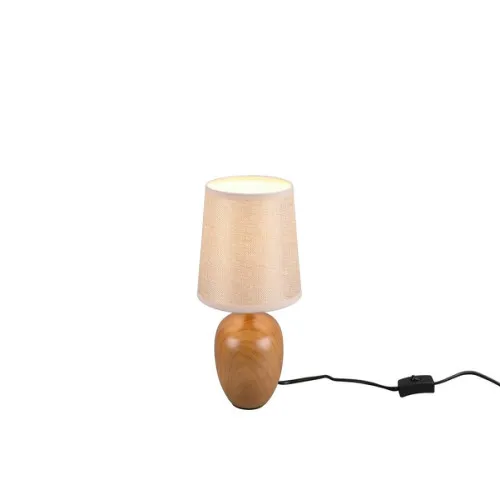 Trio Luxor fa színű-bézs asztali lámpa (TRI-R50621035) E14 1 izzós IP20