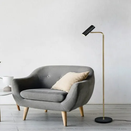 Trio Marley sárgaréz-fekete állólámpa (TRI-412400108) GU10 1 izzós IP20