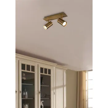 Trio Marley réz mennyezeti spotlámpa (TRI-802400204) GU10 2 izzós IP20