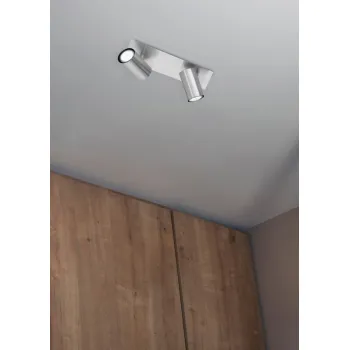 Trio Marley matt nikkel mennyezeti spotlámpa (TRI-802400207) GU10 2 izzós IP20