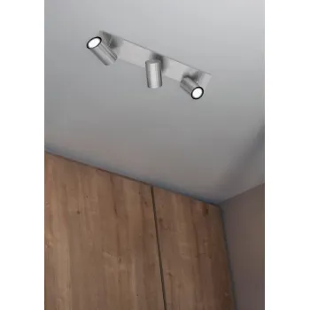 Trio Marley matt nikkel mennyezeti spotlámpa (TRI-802400307) GU10 3 izzós IP20