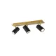 Trio Marley fekete-arany mennyezeti spotlámpa (TRI-802400380) GU10 3 izzós IP20