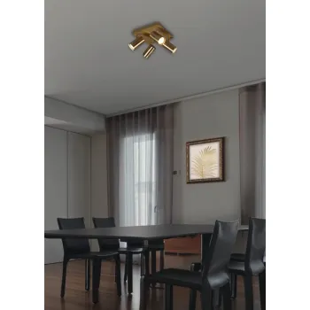 Trio Marley réz mennyezeti spotlámpa (TRI-802430404) GU10 4 izzós IP20