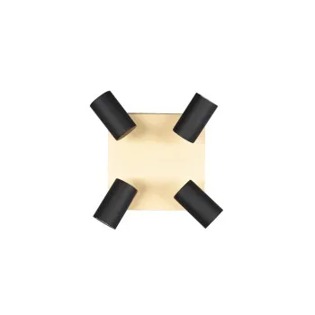 Trio Marley fekete-arany mennyezeti spotlámpa (TRI-802430480) GU10 4 izzós IP20