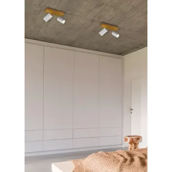 Trio Marley natúr-fehér mennyezeti spotlámpa (TRI-812400231) GU10 2 izzós IP20