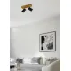 Trio Marley natúr-fekete mennyezeti spotlámpa (TRI-812400232) GU10 2 izzós IP20