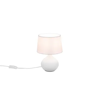 Trio Martin fehér asztali lámpa (TRI-R50371001) E14 1 izzós IP20