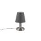 Trio Mats II matt nikkel-antracit asztali lámpa (TRI-599700142) E14 1 izzós IP20