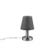 Trio Mats II matt nikkel-antracit asztali lámpa (TRI-599700142) E14 1 izzós IP20
