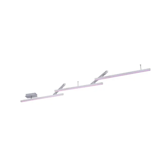 Trio Melby matt nikkel LED mennyezeti lámpa (TRI-651210507) LED 1 izzós IP20