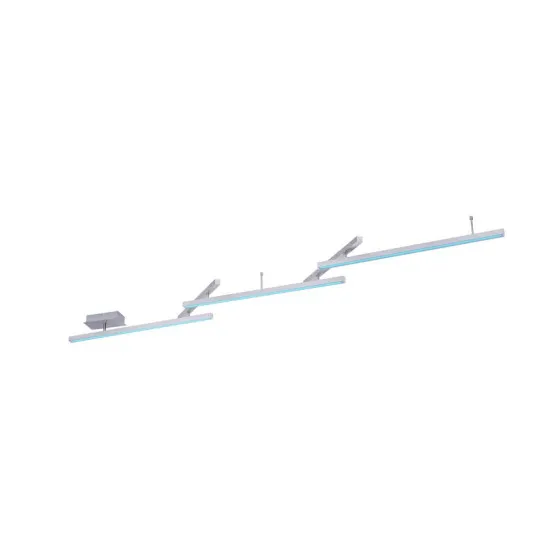 Trio Melby matt nikkel LED mennyezeti lámpa (TRI-651210507) LED 1 izzós IP20