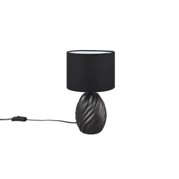 Trio Melva fekete asztali lámpa (TRI-R51771032) E14 1 izzós IP20