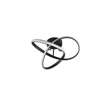 Trio Meo fekete LED mennyezeti lámpa (TRI-R62101132) LED 1 izzós IP20