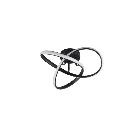 Trio Meo fekete LED mennyezeti lámpa (TRI-R62101132) LED 1 izzós IP20