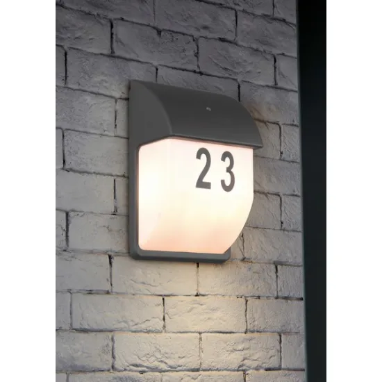 Trio Mersey anracit-fehér kültéri falikar (TRI-212160242) E14 2 izzós IP44