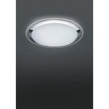 Trio Miko króm-fehér LED mennyezeti lámpa (TRI-675610106) LED 1 izzós IP20