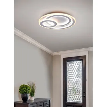 Trio Mita fehér-többszínű LED mennyezeti lámpa (TRI-629210331) LED 1 izzós IP20