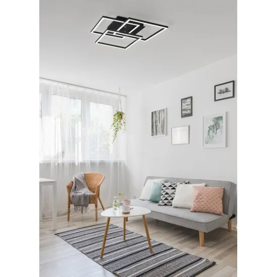 Trio Mobile fekete LED mennyezeti lámpa (TRI-R62883132) LED 1 izzós IP20