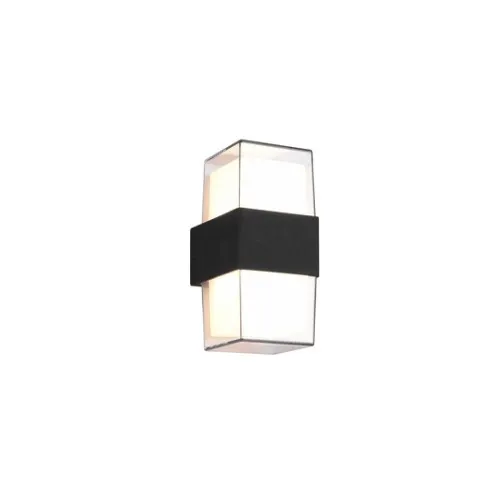 Trio Molina anracit-fehér LED kültéri falikar (TRI-R22062142) LED 2 izzós IP54