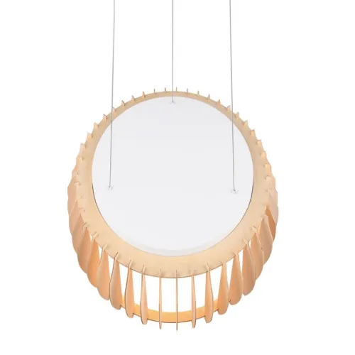 Trio Monte fehér-natúr LED függesztett lámpa (TRI-R32171930) LED 1 izzós IP20