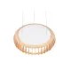 Trio Monte fehér-natúr LED függesztett lámpa (TRI-R32171930) LED 1 izzós IP20