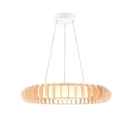 Trio Monte fehér-natúr LED függesztett lámpa (TRI-R32171930) LED 1 izzós IP20