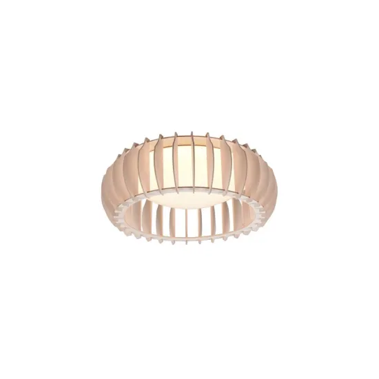 Trio Monte fehér-natúr LED mennyezeti lámpa (TRI-R62171130) LED 1 izzós IP20