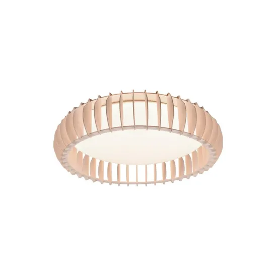 Trio Monte fehér-natúr LED mennyezeti lámpa (TRI-R62171930) LED 1 izzós IP20