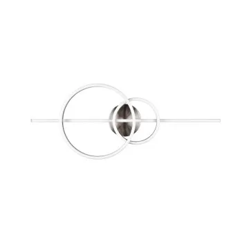 Trio Montilla matt nikkel-fehér LED mennyezeti lámpa (TRI-643010307) LED 1 izzós IP20