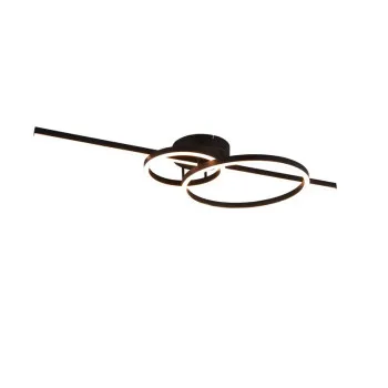 Trio Montilla fekete-fehér LED mennyezeti lámpa (TRI-643010332) LED 1 izzós IP20