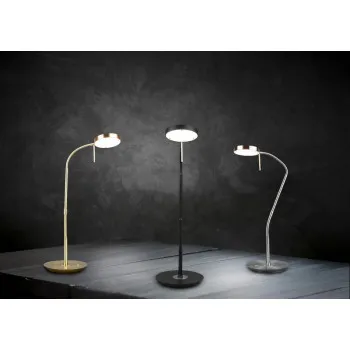 Trio Monza fekete LED asztali lámpa (TRI-523310132) LED 1 izzós IP20