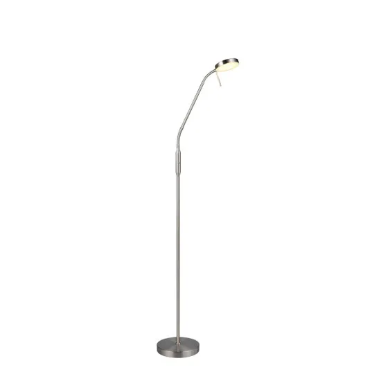Trio Moreno matt nikkel LED állólámpa (TRI-R44561107) LED 1 izzós IP20