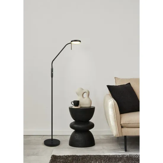 Trio Moreno fekete LED állólámpa (TRI-R44561132) LED 1 izzós IP20
