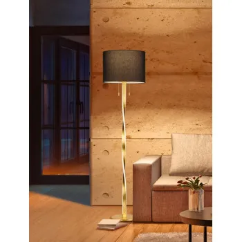 Trio Nandor arany-barna állólámpa (TRI-475310379) LED+E27 2 izzós IP20