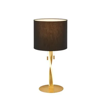 Trio Nandor arany-barna asztali lámpa (TRI-575310379) LED+E27 2 izzós IP20