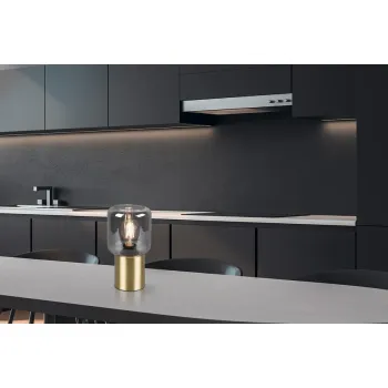 Trio Nico sárgaréz-füstszínű asztali lámpa (TRI-R50591008) E27 1 izzós IP20 Trio Nico sárgaréz-füstszínű asztali lámpa (TRI-R50591008) E27 1 izzós IP20