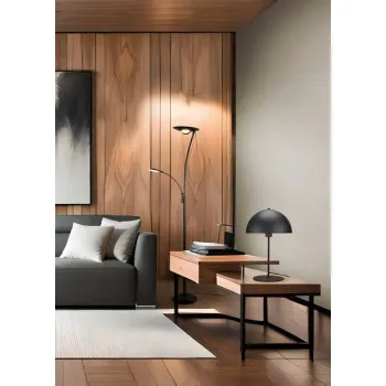 Trio Nola fekete-arany asztali lámpa (TRI-506290132) E27 1 izzós IP20