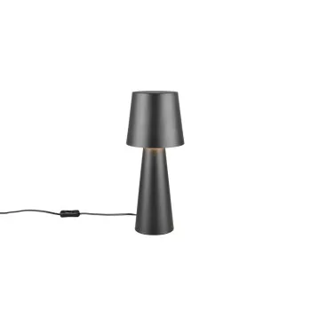 Trio Nubian fekete asztali lámpa (TRI-562900132) E27 1 izzós IP20