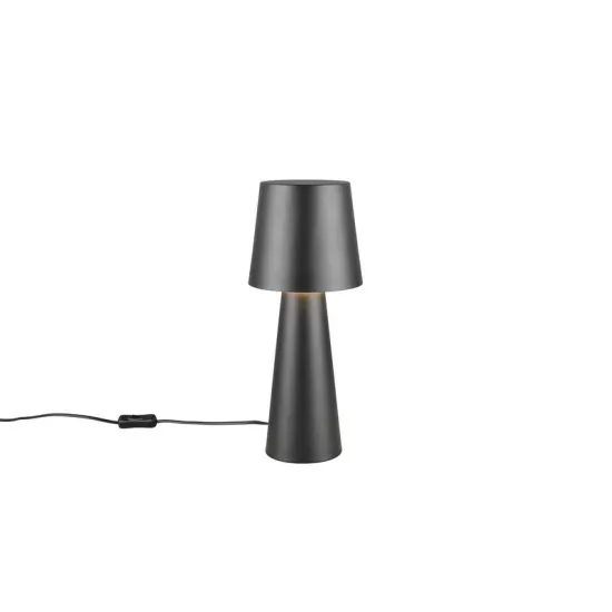 Trio Nubian fekete asztali lámpa (TRI-562900132) E27 1 izzós IP20