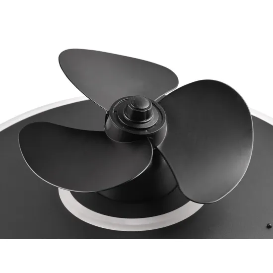 Trio Nybro fekete LED mennyezeti ventilátoros lámpa (TRI-R64133132) LED 1 izzós IP20