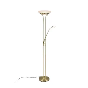 Trio Orson sárgaréz-fehér LED állólámpa (TRI-R40073508) LED 2 izzós IP20