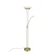 Trio Orson sárgaréz-fehér LED állólámpa (TRI-R40073508) LED 2 izzós IP20
