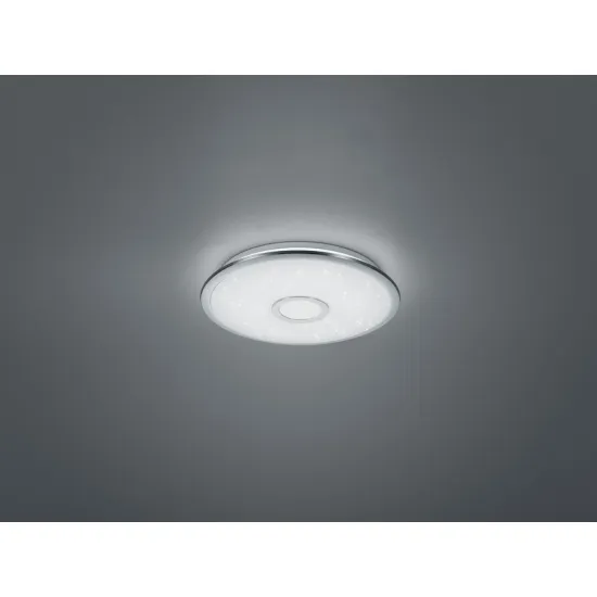 Trio Osaka króm-fehér LED mennyezeti lámpa (TRI-678713006) LED 1 izzós IP20