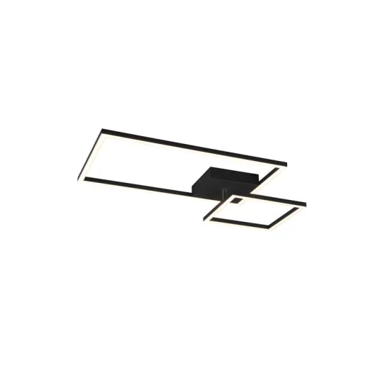Trio Padella fekete LED mennyezeti lámpa (TRI-R62642132) LED 1 izzós IP20