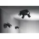 Trio Pago fekete mennyezeti/fali spotlámpa (TRI-803500132) GU10 1 izzós IP20