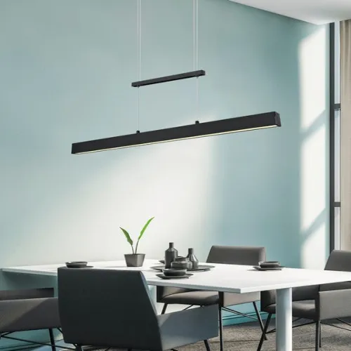 Trio Paros fekete LED függesztett lámpa (TRI-R32043132) LED 3 izzós IP20