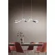 Trio Perugia króm LED függesztett lámpa (TRI-R37091106) LED 1 izzós IP20