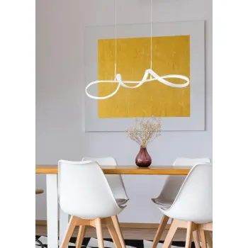 Trio Perugia fehér LED függesztett lámpa (TRI-R37091131) LED 1 izzós IP20