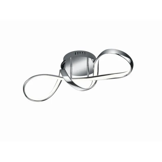 Trio Perugia króm LED mennyezeti lámpa (TRI-R67091106) LED 1 izzós IP20