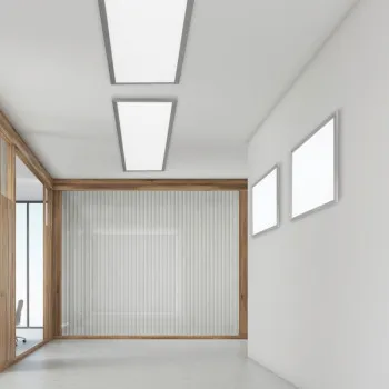 Trio Phoenix matt nikkel-fehér LED mennyezeti lámpa (TRI-674014507) LED 1 izzós IP20